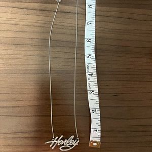Haley Davison silver necklace